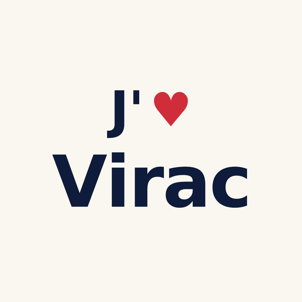 Tasse personnalisée Virac — design J'aime Virac