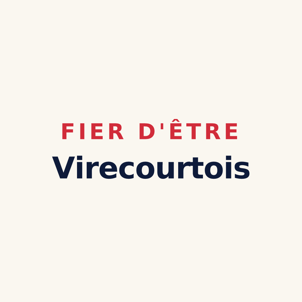 Tasse « Fier d'être Virecourtois » — design pour Virecourt