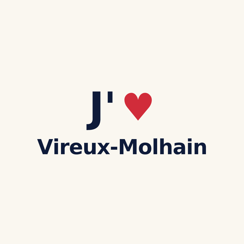 Tasse personnalisée Vireux-Molhain — design J'aime Vireux-Molhain