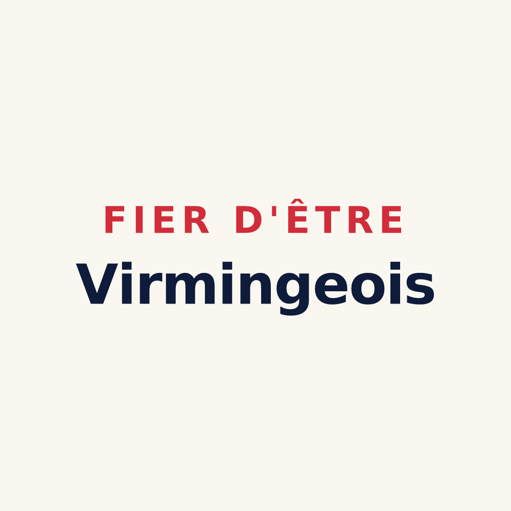 Tasse « Fier d'être Virmingeois » — design pour Virming