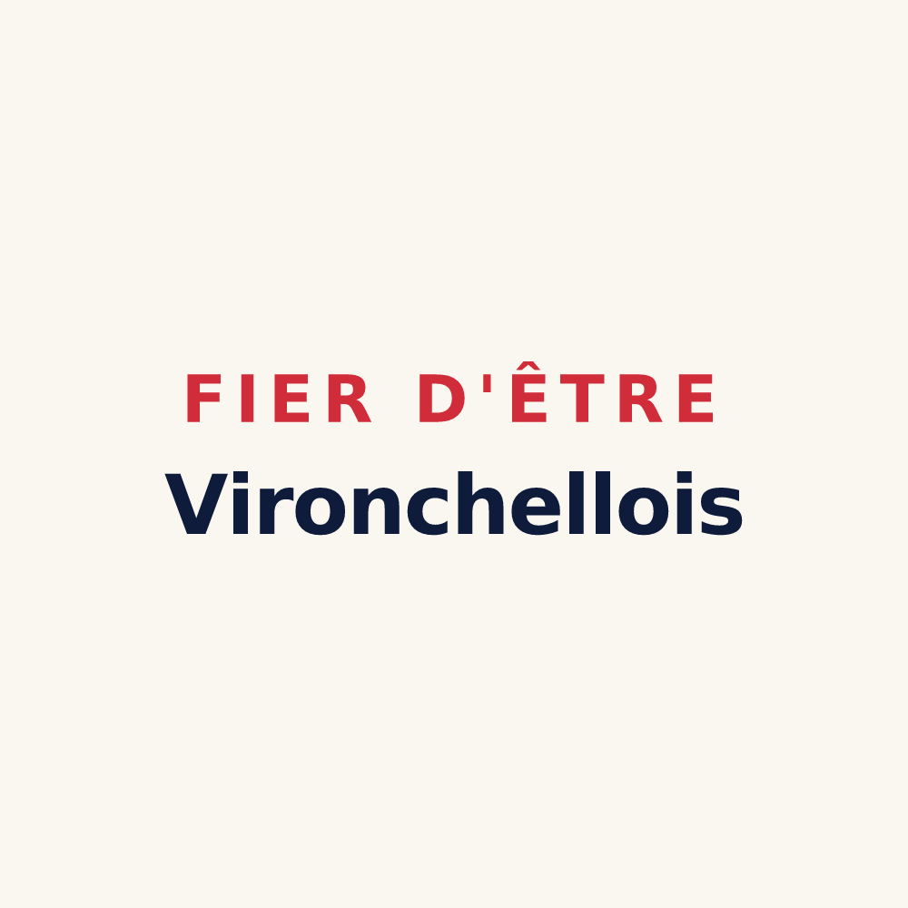 Tasse « Fier d'être Vironchellois » — design pour Vironchaux