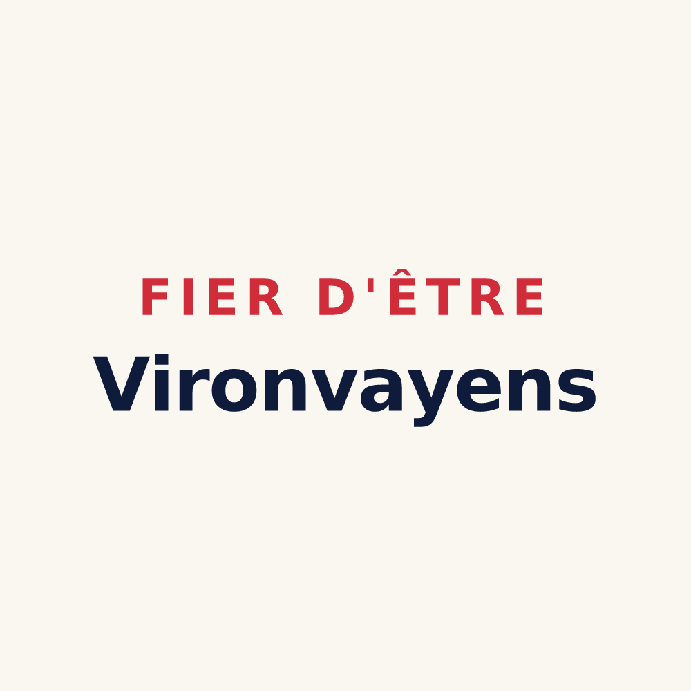 Tasse « Fier d'être Vironvayens » — design pour Vironvay