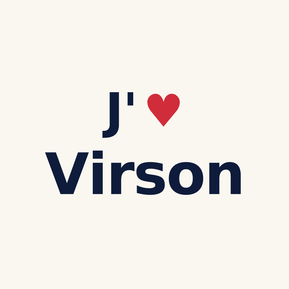 Tasse personnalisée Virson — design J'aime Virson