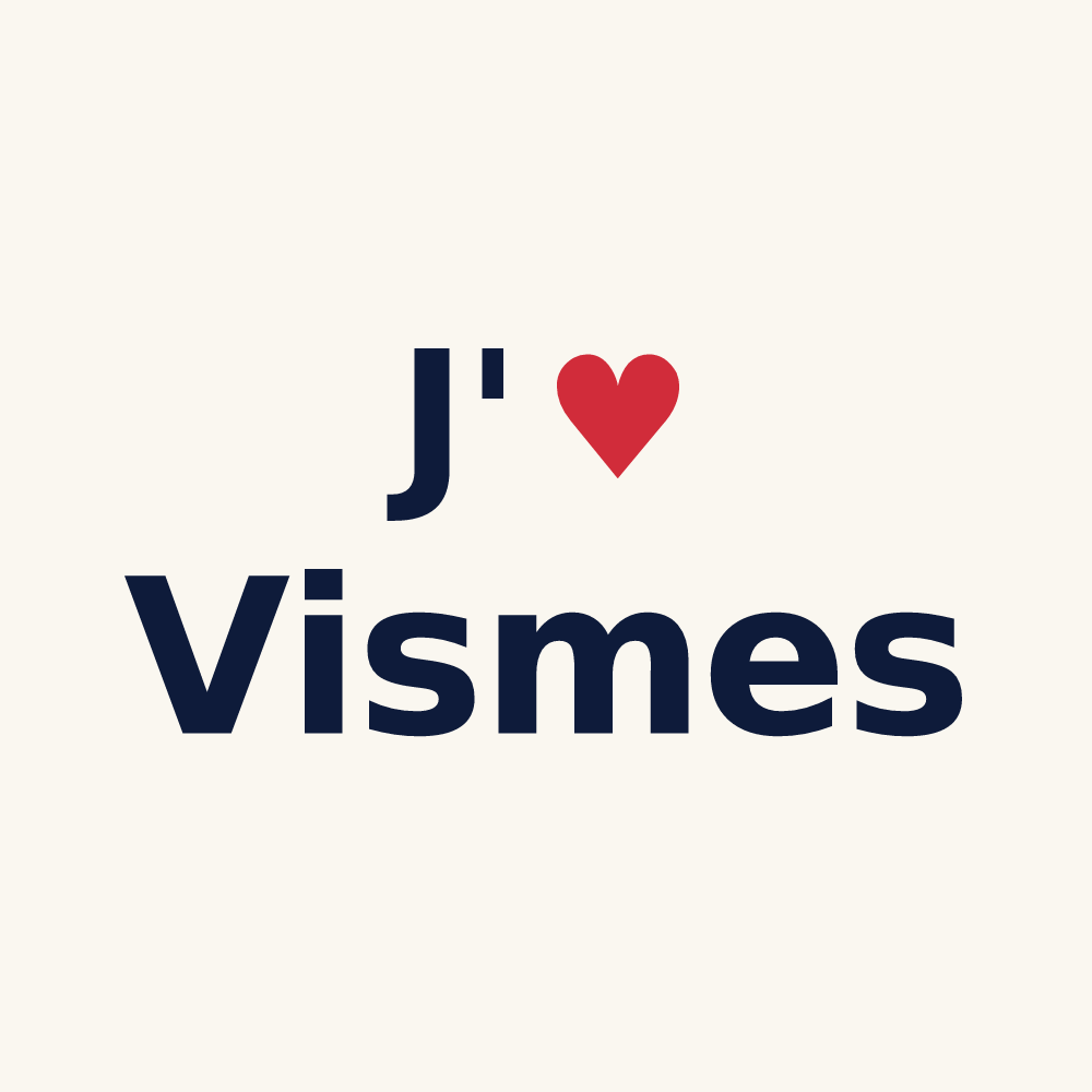 Tasse personnalisée Vismes — design J'aime Vismes