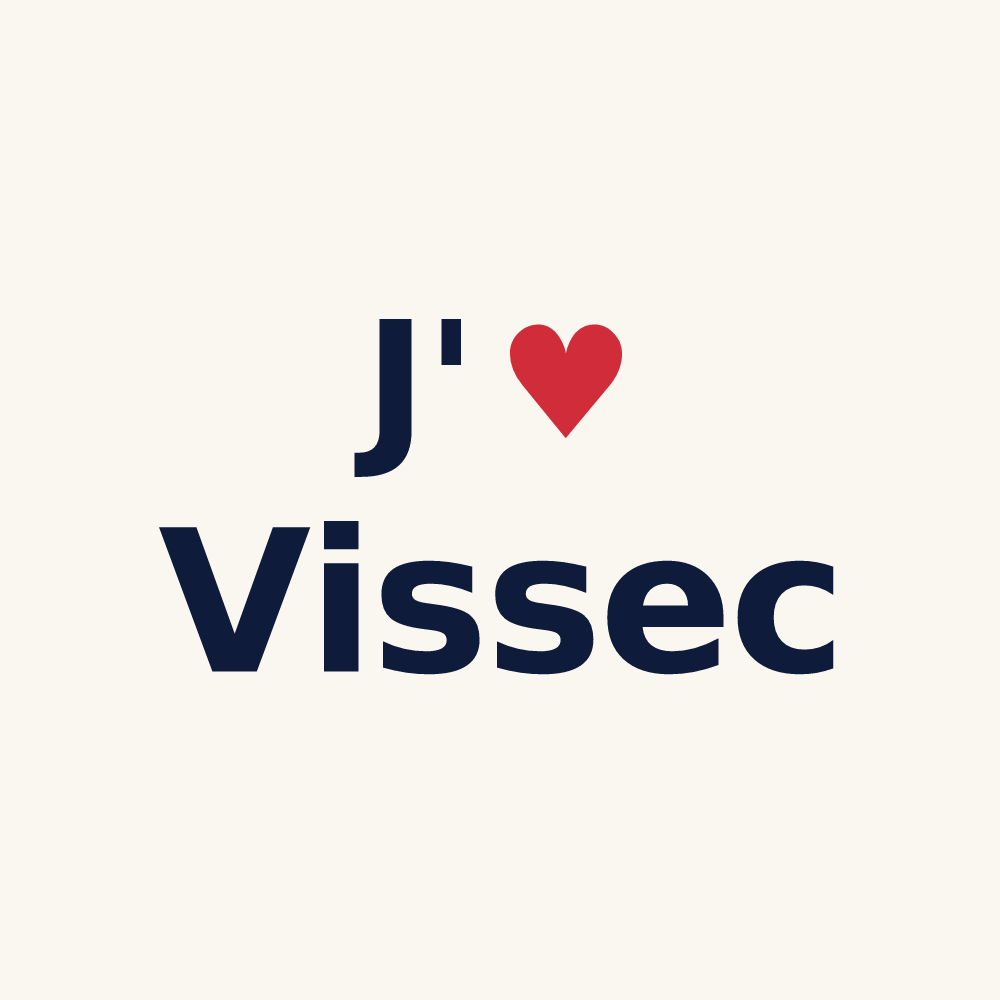 Tasse personnalisée Vissec — design J'aime Vissec
