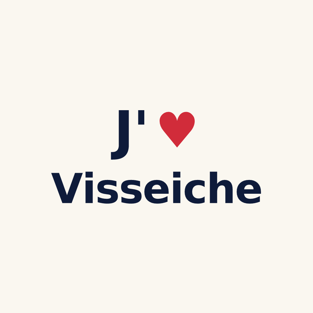 Tasse personnalisée Visseiche — design J'aime Visseiche