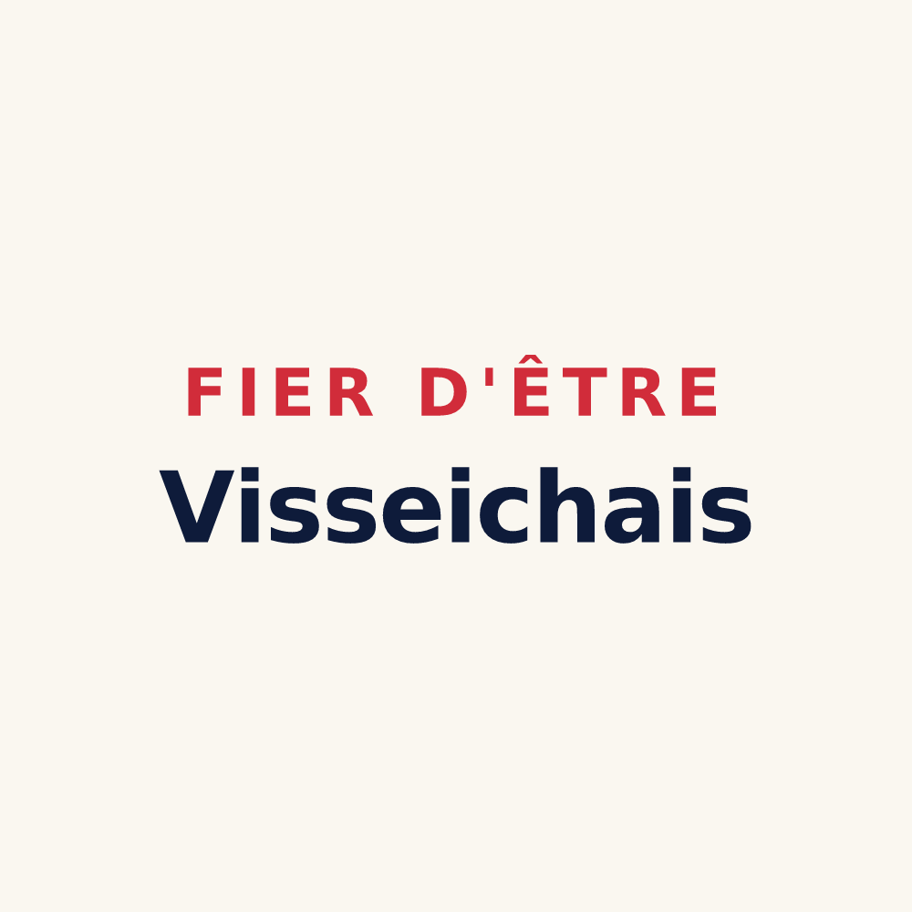 Tasse « Fier d'être Visseichais » — design pour Visseiche