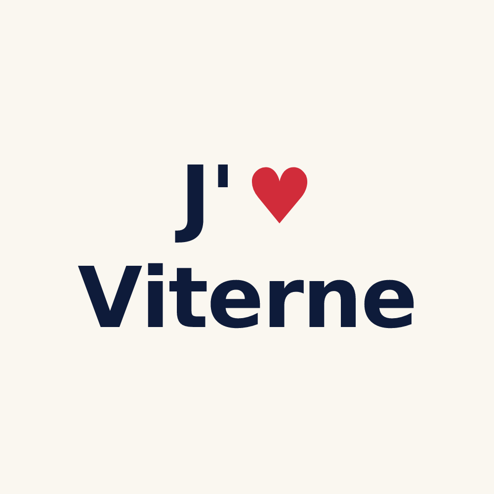Tasse personnalisée Viterne — design J'aime Viterne