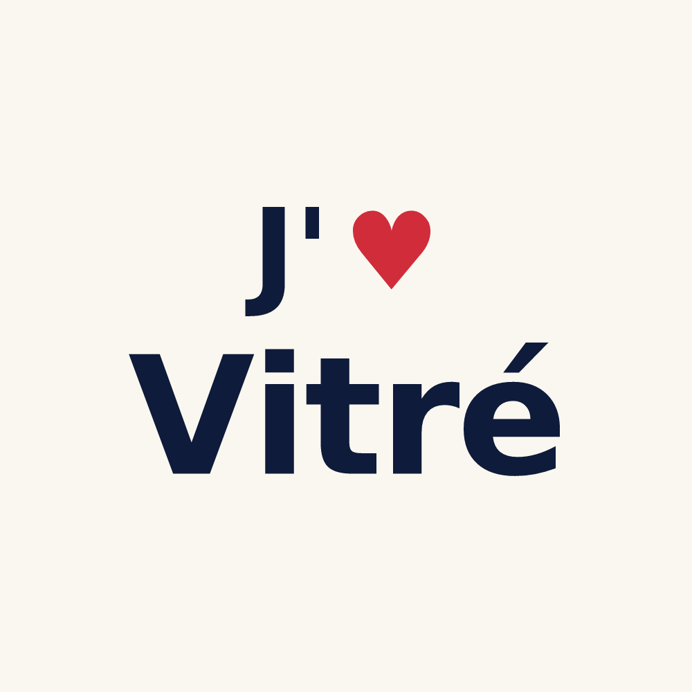 Tasse personnalisée Vitré — design J'aime Vitré
