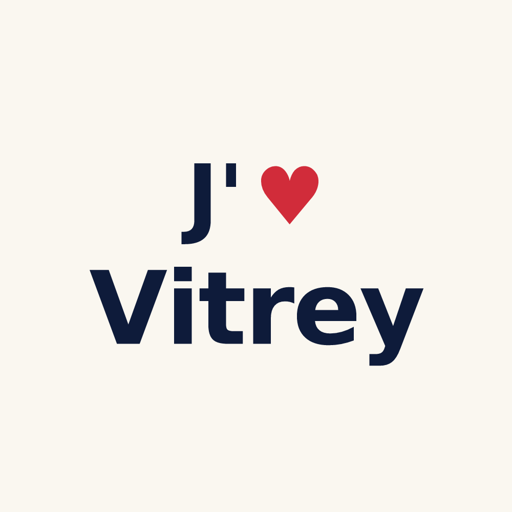 Tasse personnalisée Vitrey — design J'aime Vitrey