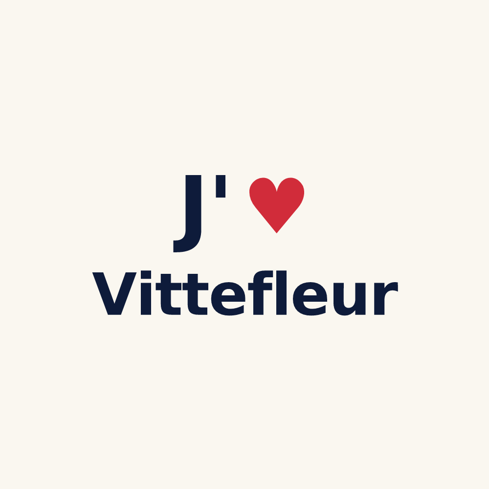 Tasse personnalisée Vittefleur — design J'aime Vittefleur