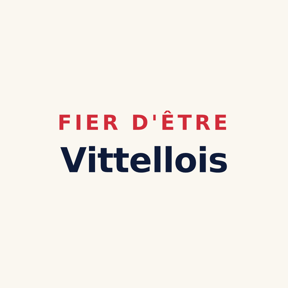 Tasse « Fier d'être Vittellois » — design pour Vittel