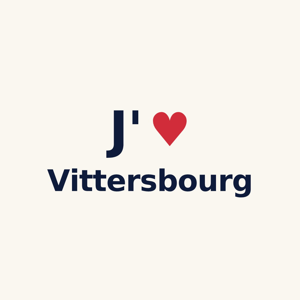 Tasse personnalisée Vittersbourg — design J'aime Vittersbourg