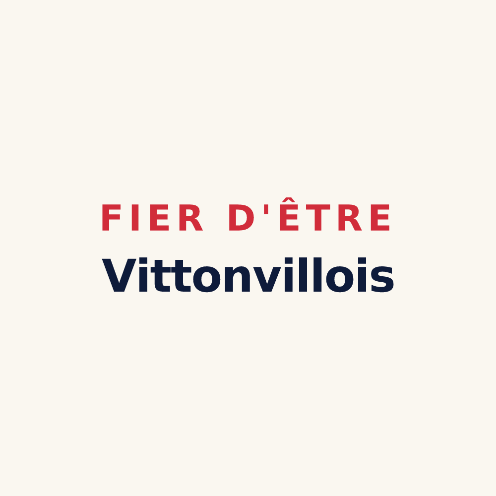 Tasse « Fier d'être Vittonvillois » — design pour Vittonville