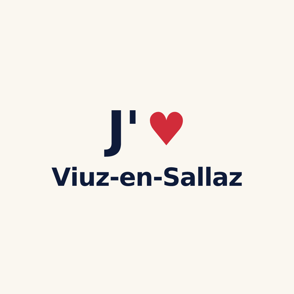 Tasse personnalisée Viuz-en-Sallaz — design J'aime Viuz-en-Sallaz