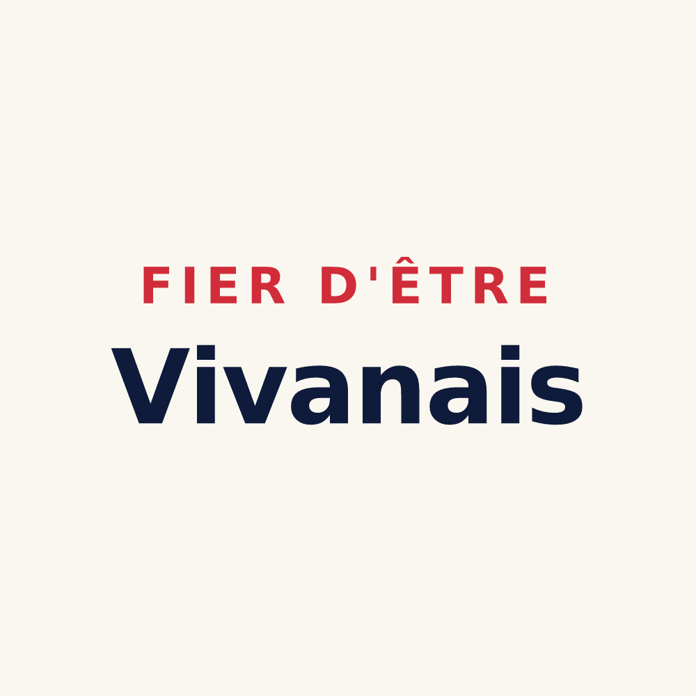Tasse « Fier d'être Vivanais » — design pour Vivans