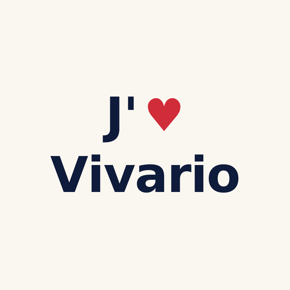 Tasse personnalisée Vivario — design J'aime Vivario