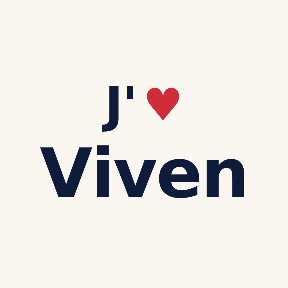 Tasse personnalisée Viven — design « J'aime Viven » imprimé sur la tasse