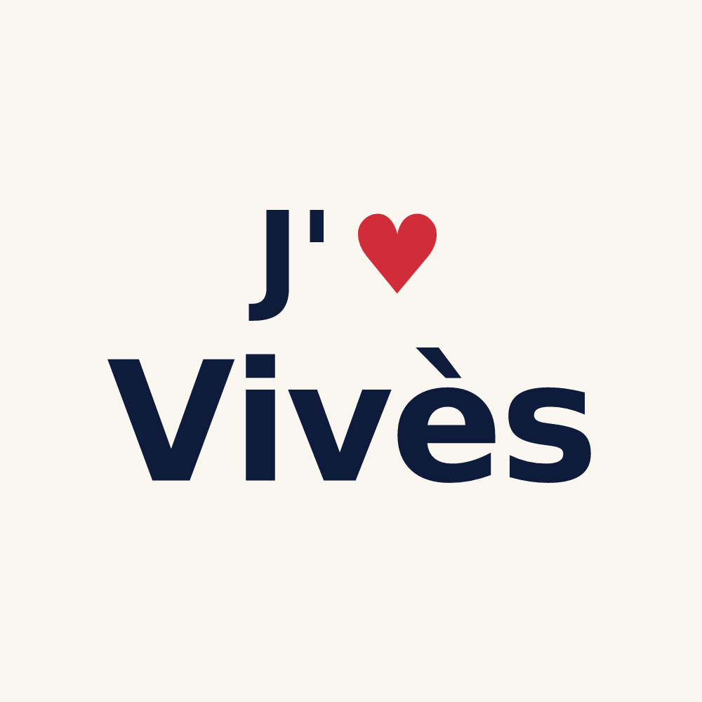 Tasse personnalisée Vivès — design J'aime Vivès