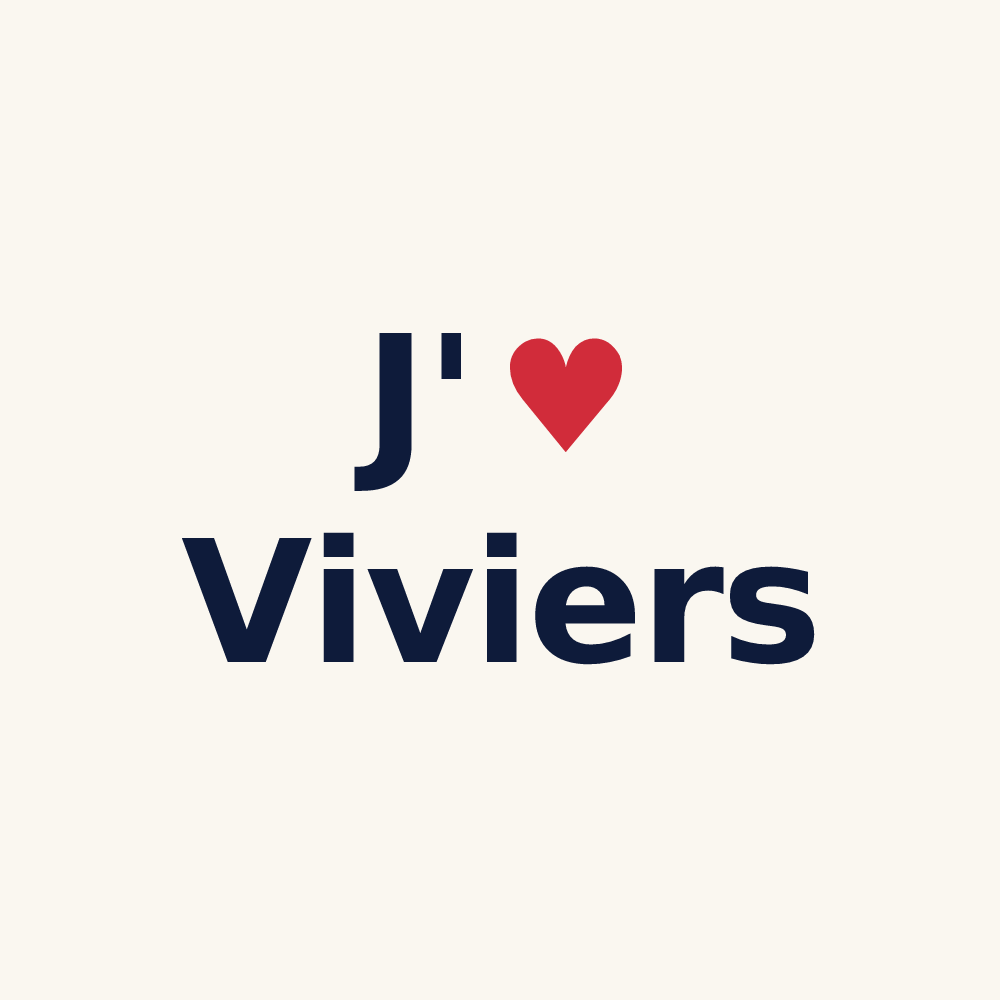 Tasse personnalisée Viviers — design J'aime Viviers