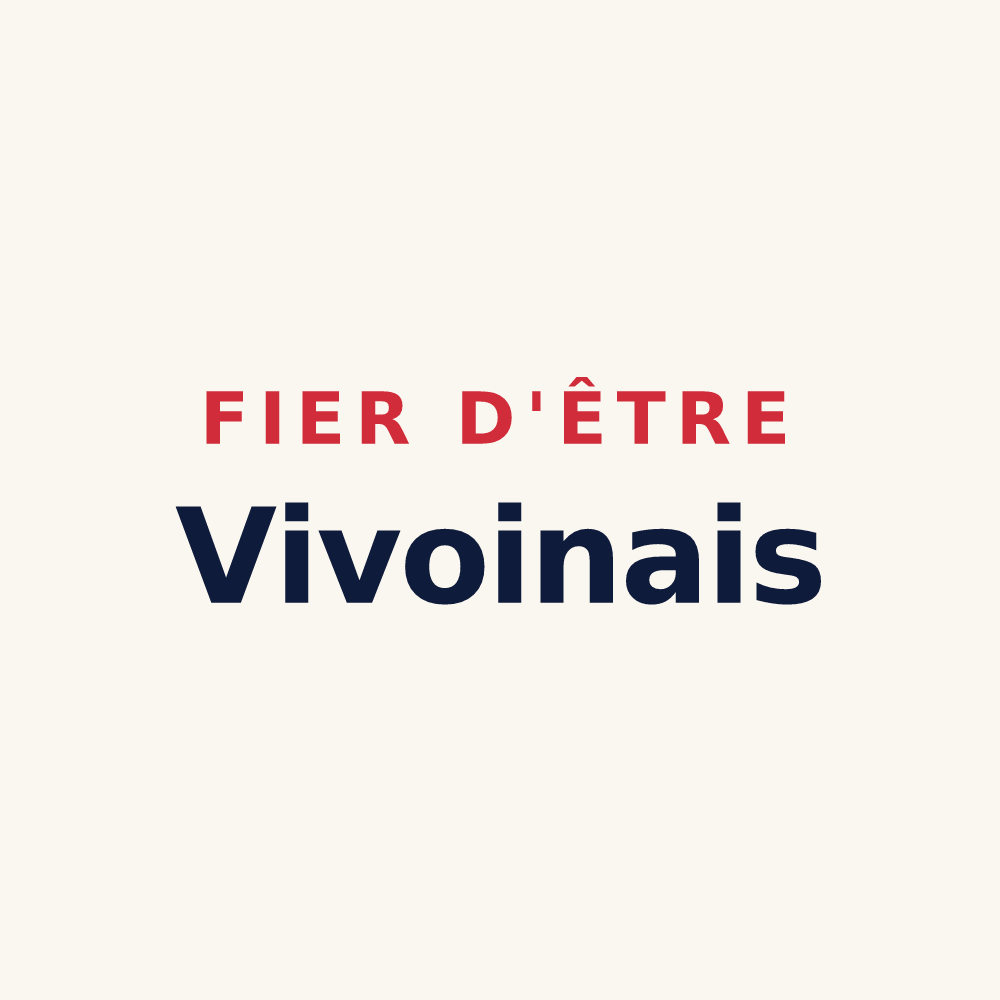 Tasse « Fier d'être Vivoinais » — design pour Vivoin