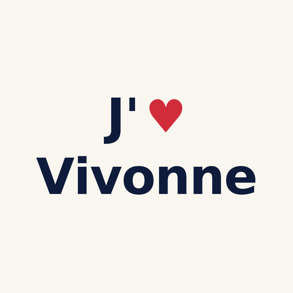 Tasse personnalisée Vivonne — design J'aime Vivonne