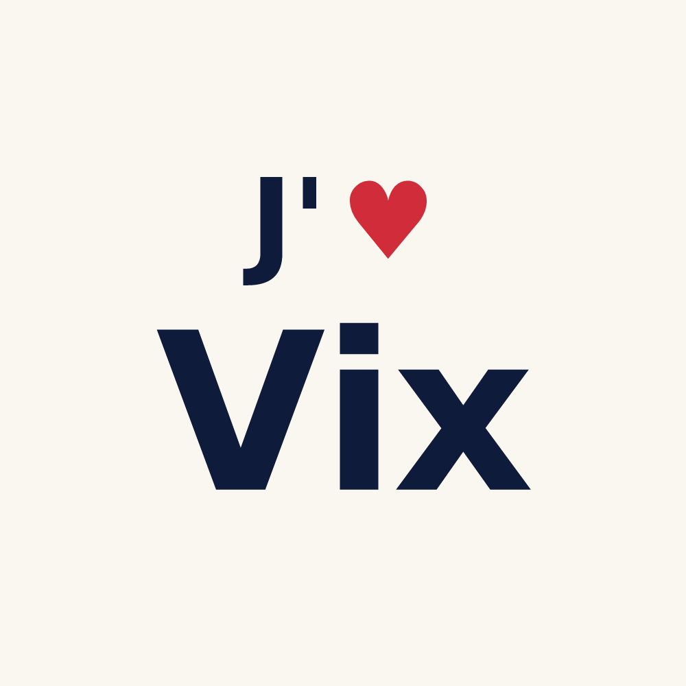 Tasse personnalisée Vix — design « J'aime Vix » imprimé sur la tasse