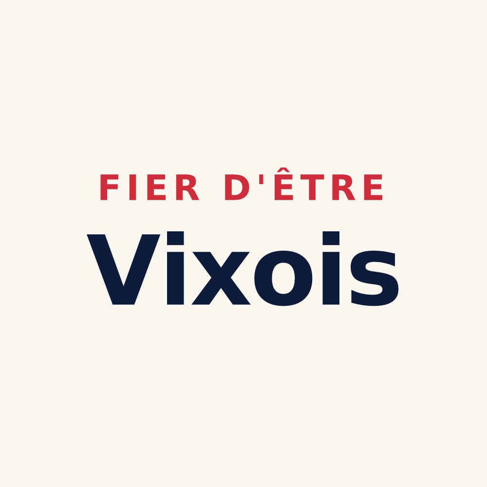 Tasse « Fier d'être Vixois » — design pour Vix