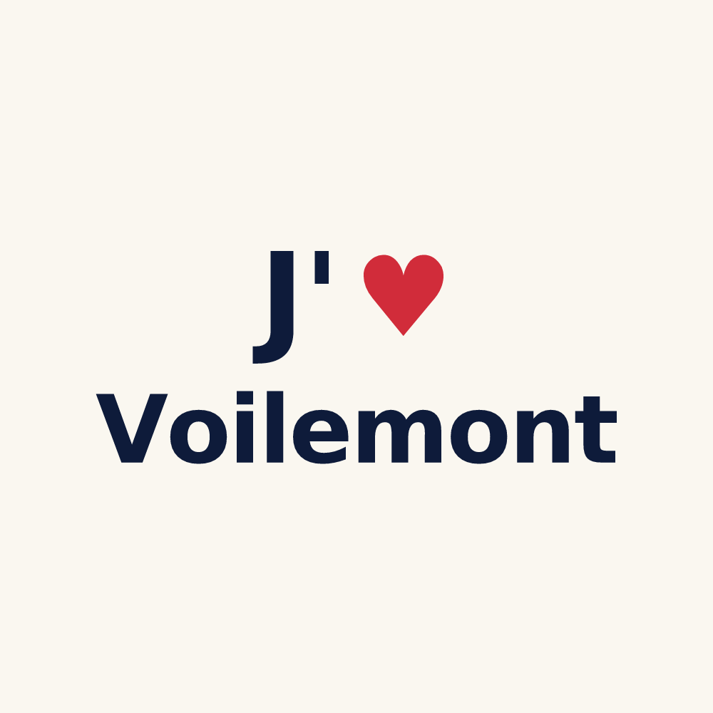 Tasse personnalisée Voilemont — design J'aime Voilemont