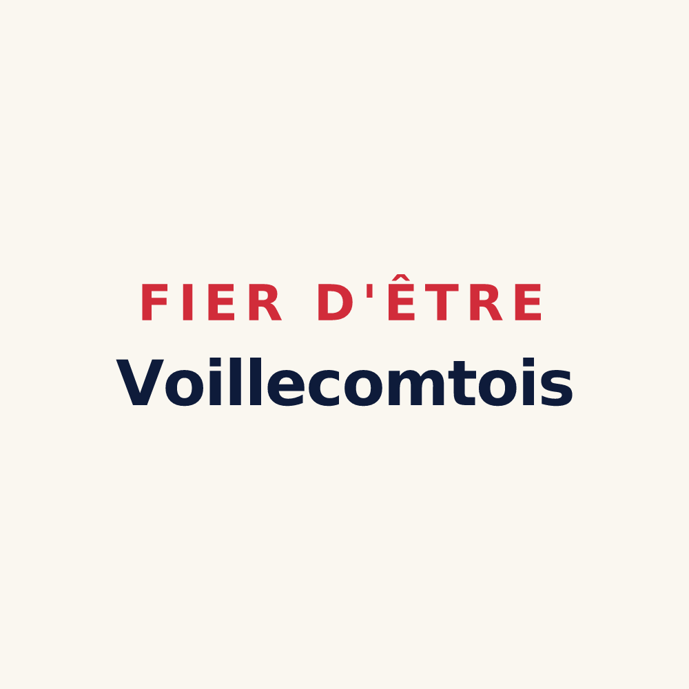 Tasse « Fier d'être Voillecomtois » — design pour Voillecomte