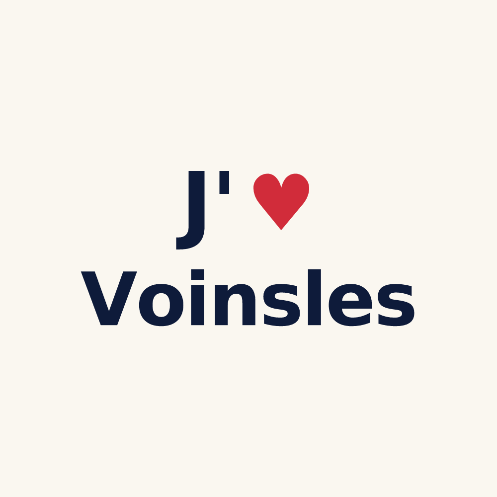Tasse personnalisée Voinsles — design J'aime Voinsles