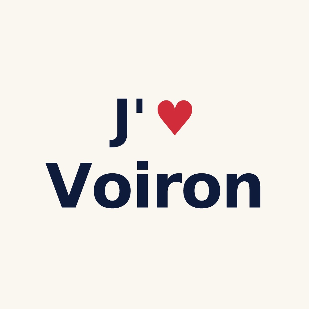 Tasse personnalisée Voiron — design J'aime Voiron