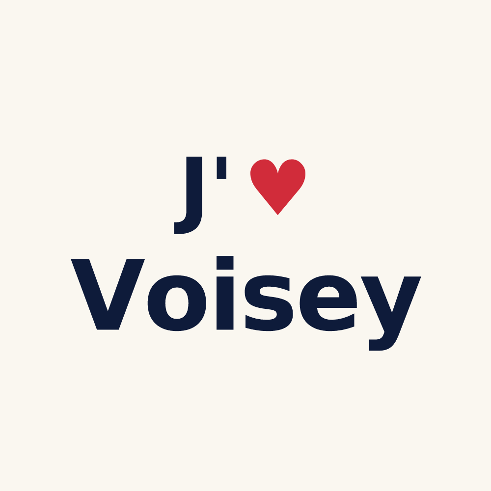 Tasse personnalisée Voisey — design J'aime Voisey