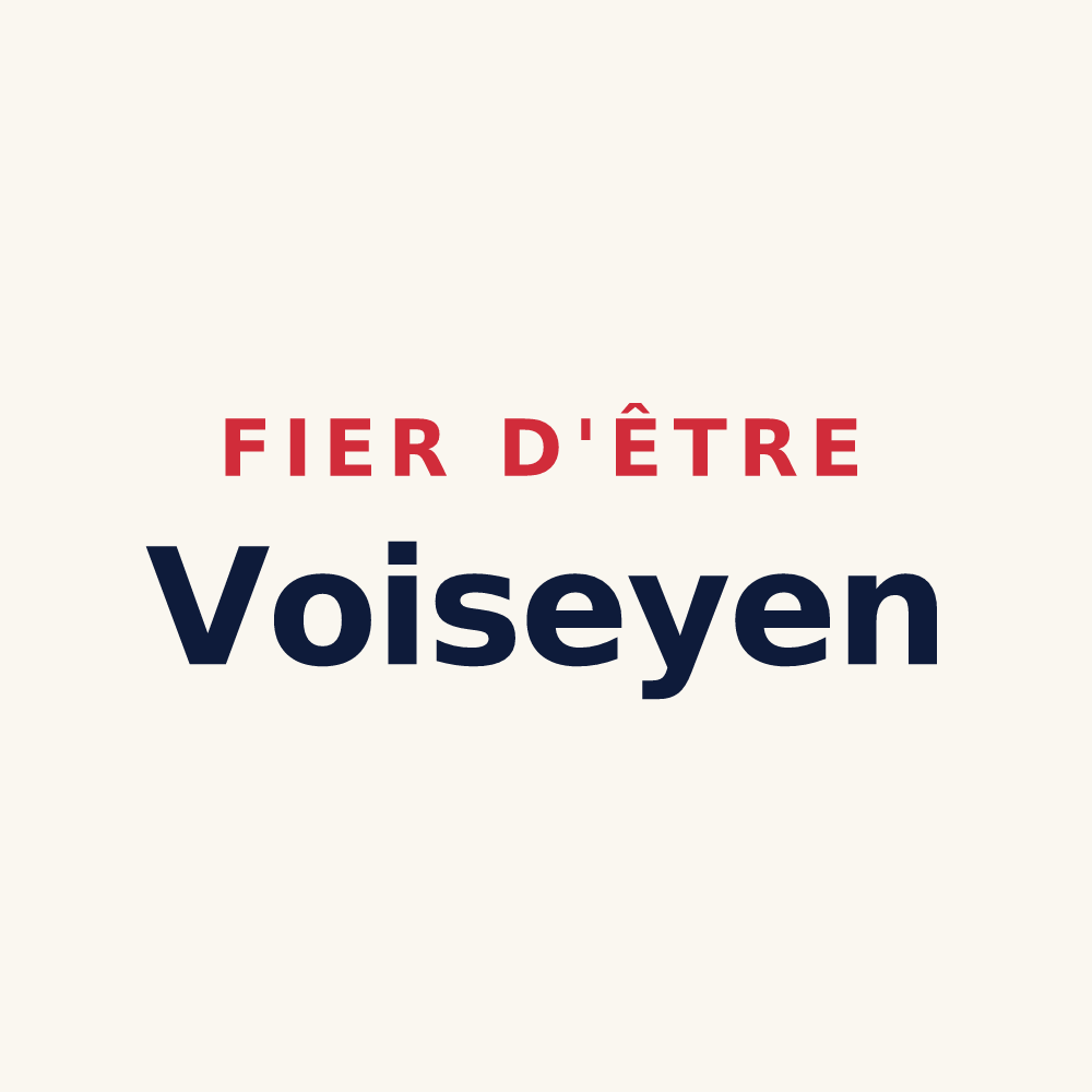 Tasse « Fier d'être Voiseyen » — design pour Voisey