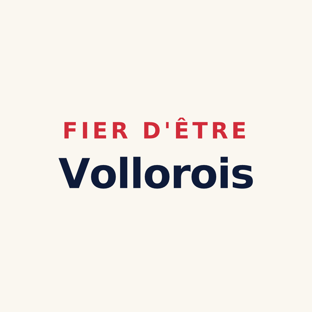 Tasse « Fier d'être Vollorois » — design pour Vollore-Ville