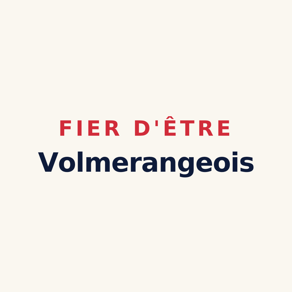 Tasse « Fier d'être Volmerangeois » — design pour Volmerange-les-Mines