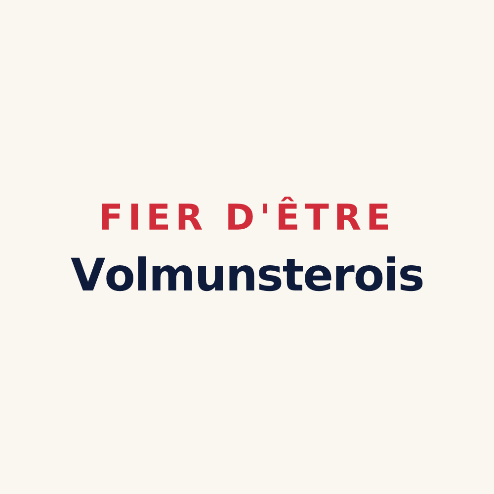 Tasse « Fier d'être Volmunsterois » — design pour Volmunster
