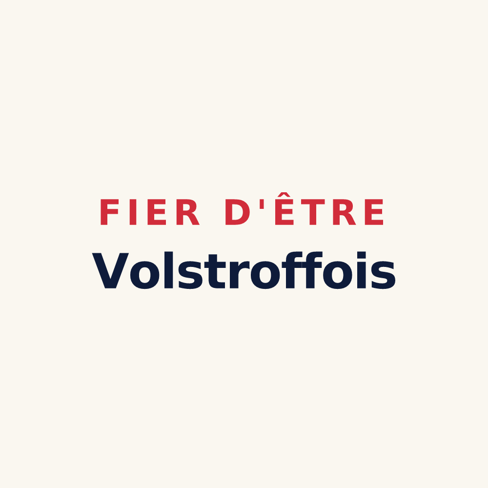 Tasse « Fier d'être Volstroffois » — design pour Volstroff