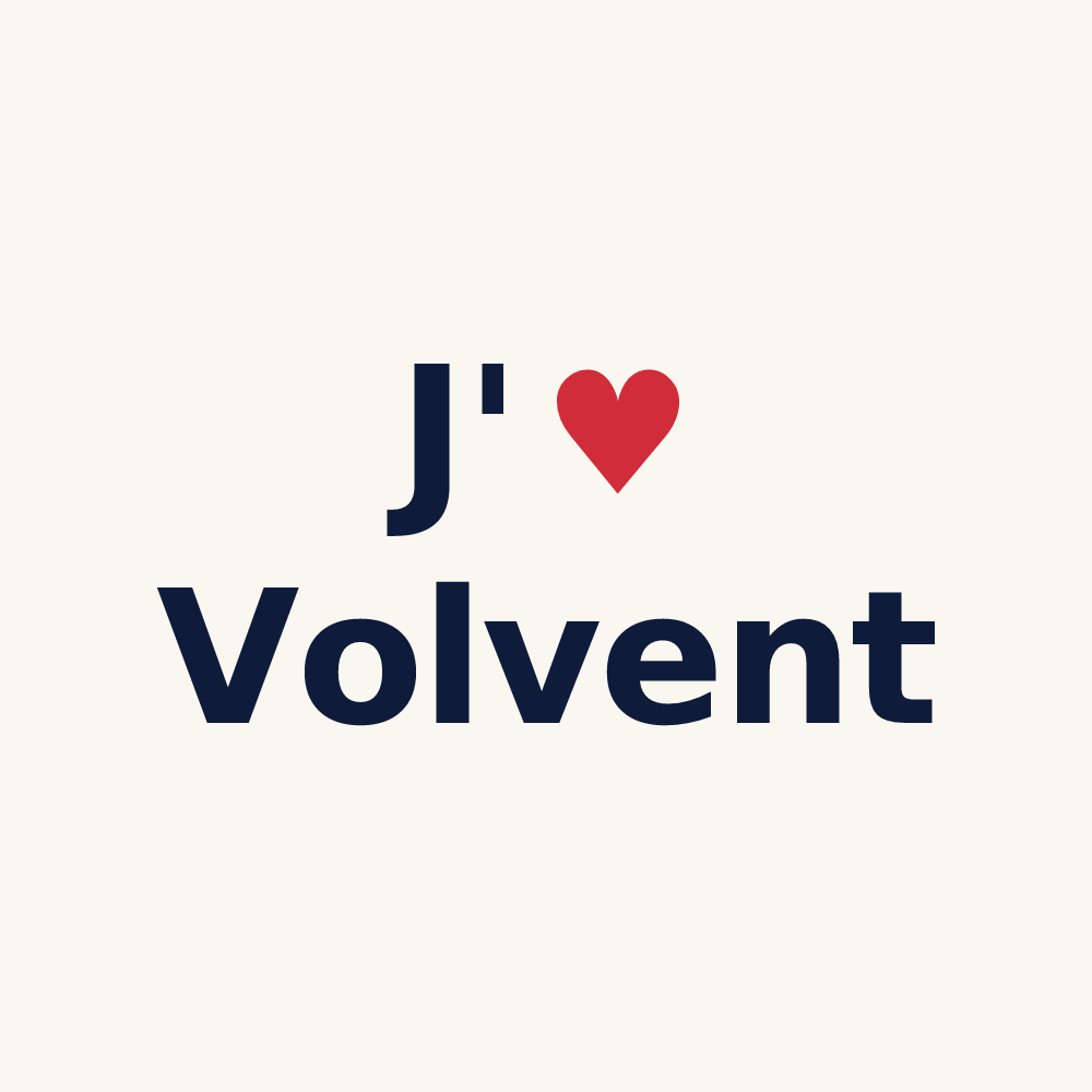 Tasse personnalisée Volvent — design J'aime Volvent