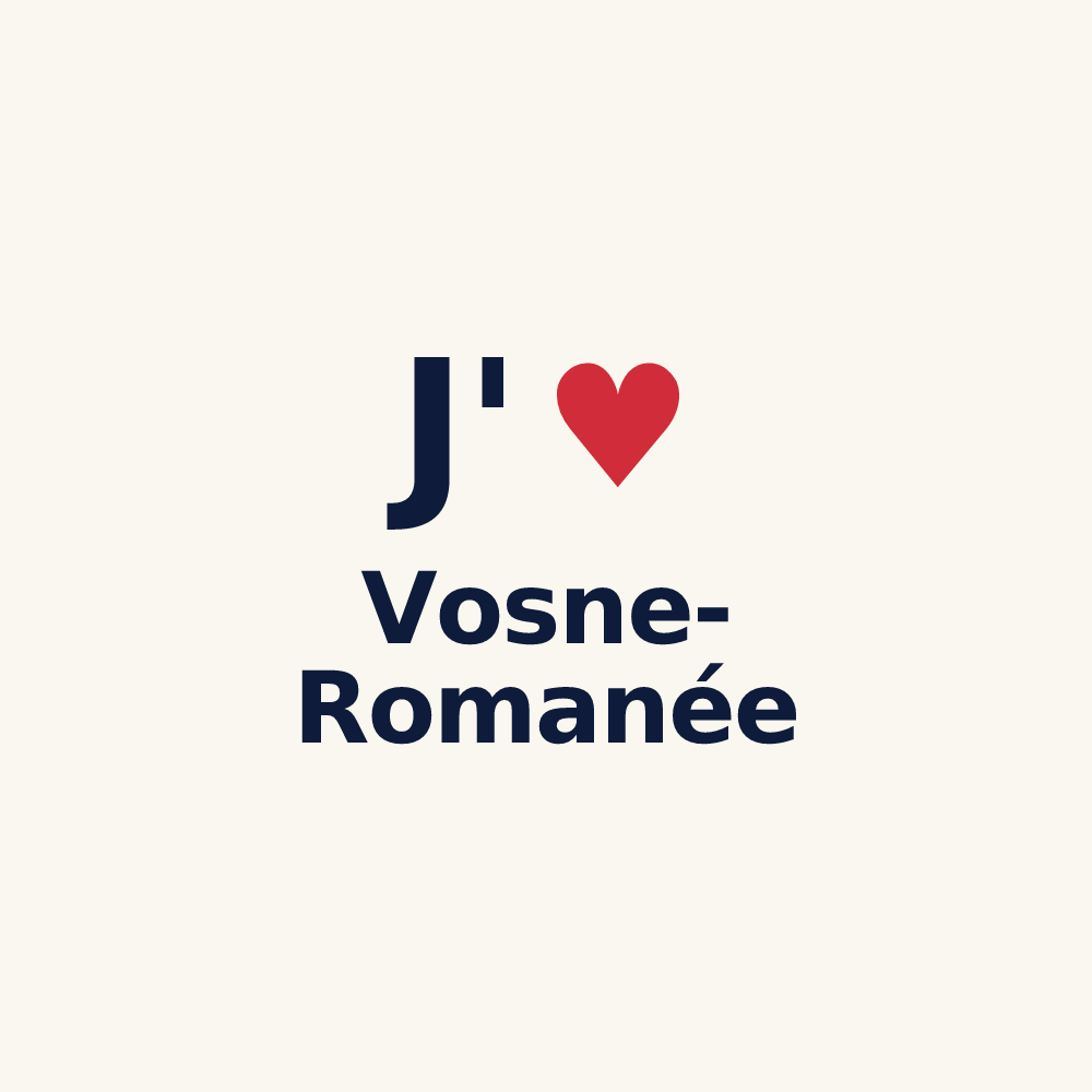 Tasse personnalisée Vosne-Romanée — design J'aime Vosne-Romanée