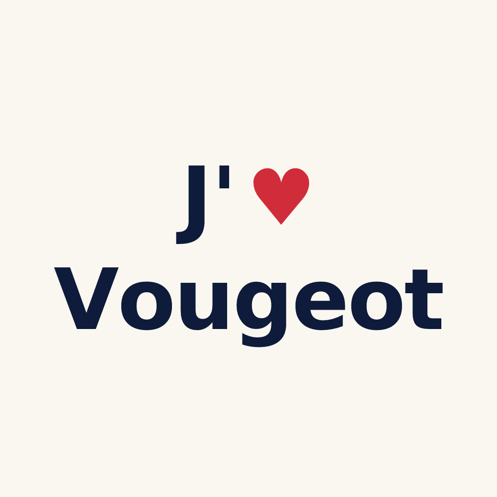 Tasse personnalisée Vougeot — design J'aime Vougeot