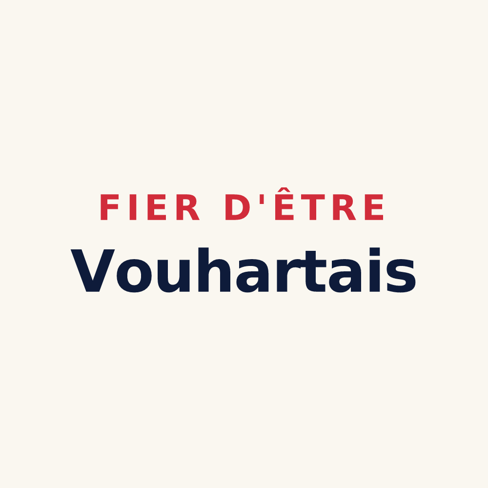 Tasse « Fier d'être Vouhartais » — design pour Vouharte