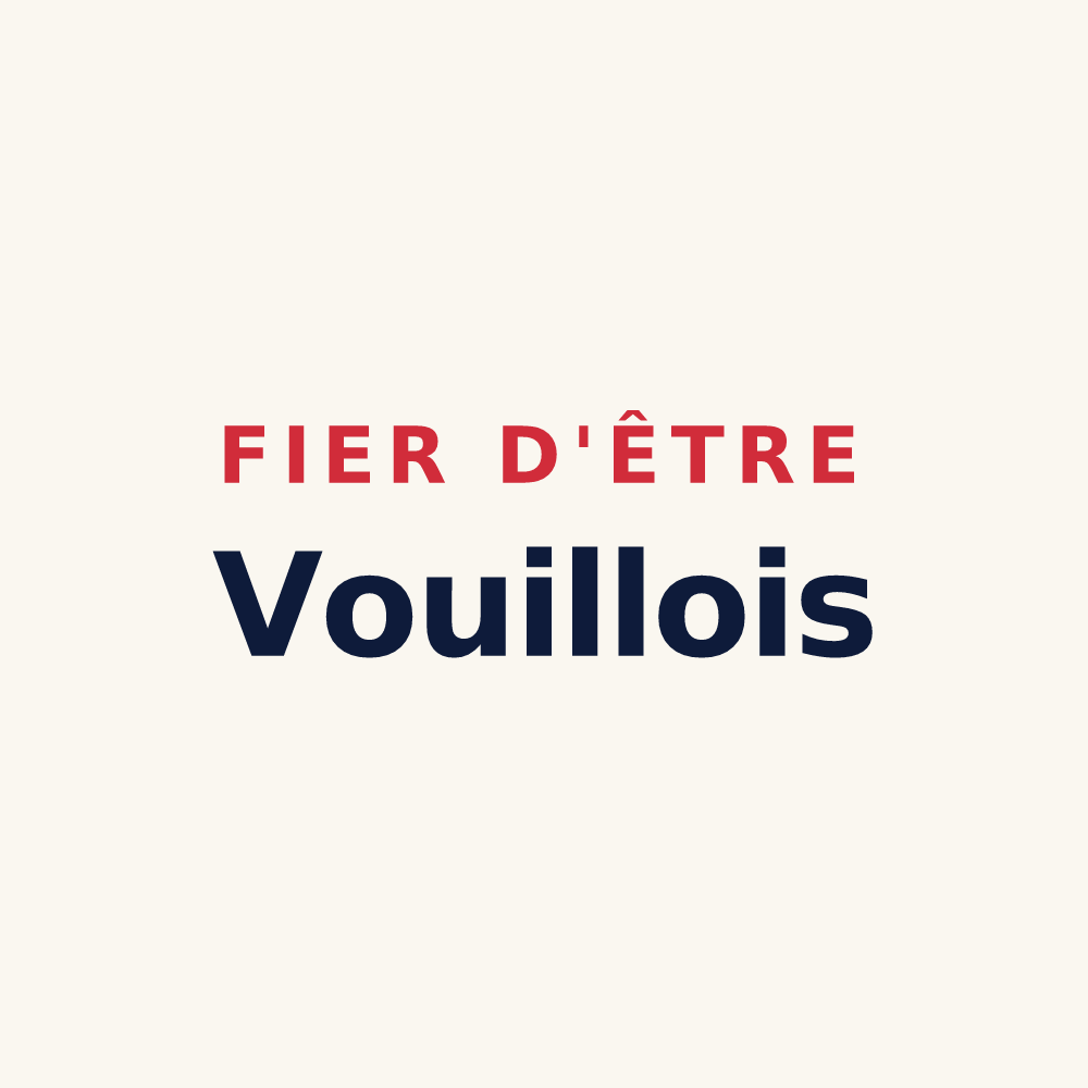 Tasse « Fier d'être Vouillois » — design pour Vouhé