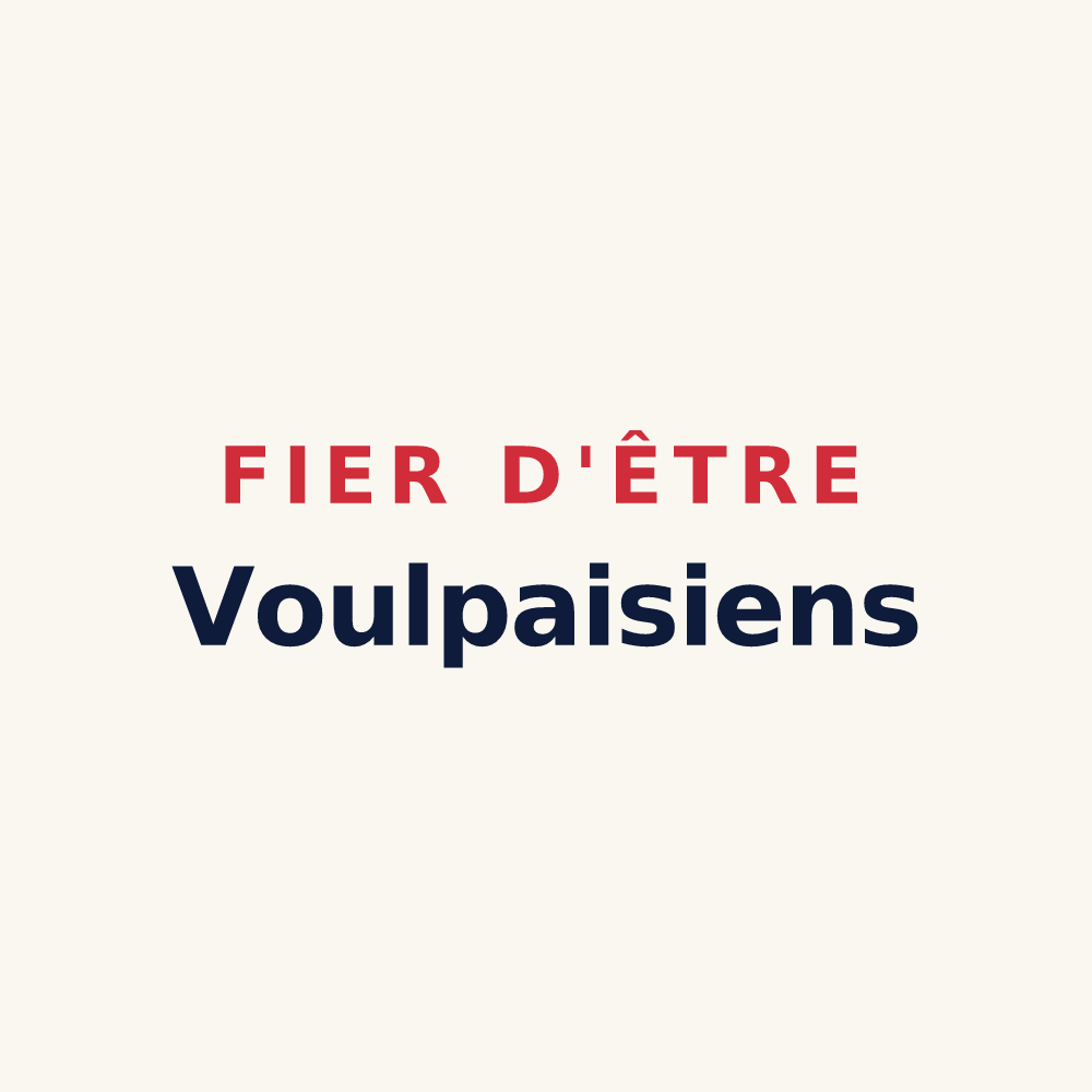 Tasse « Fier d'être Voulpaisiens » — design pour Voulpaix