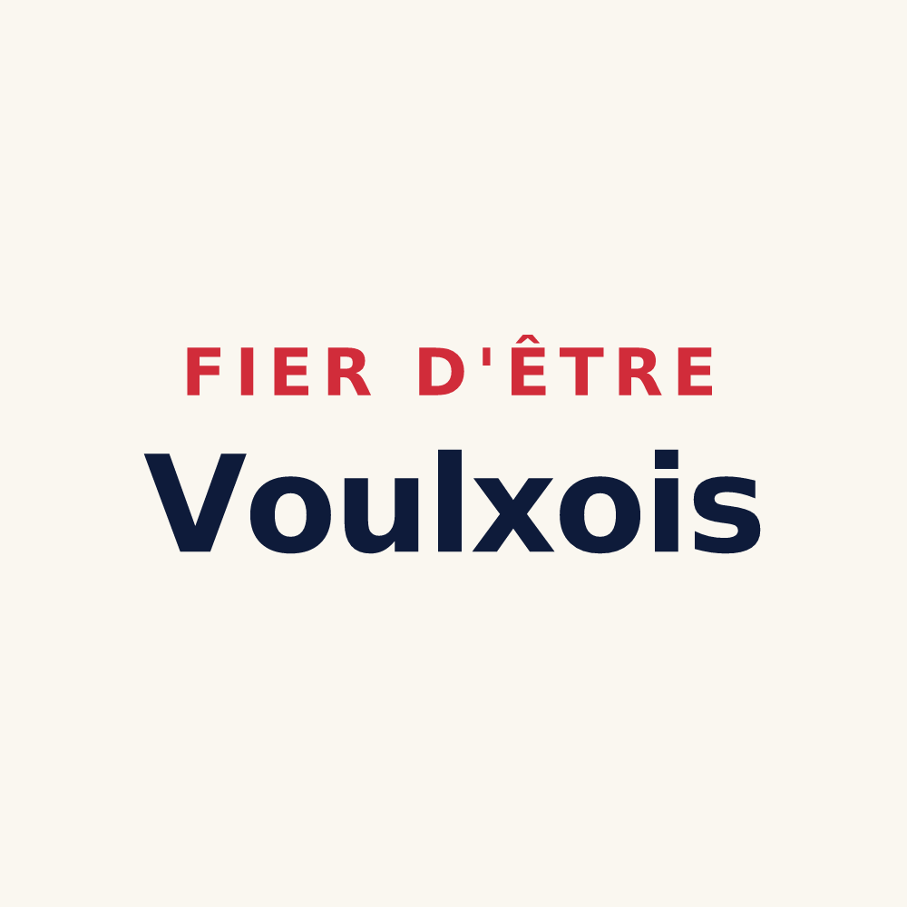 Tasse « Fier d'être Voulxois » — design pour Voulx