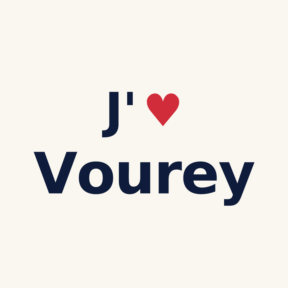 Tasse personnalisée Vourey — design J'aime Vourey