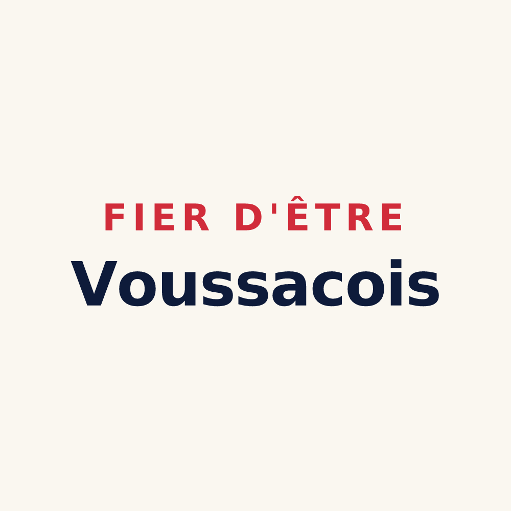 Tasse « Fier d'être Voussacois » — design pour Voussac