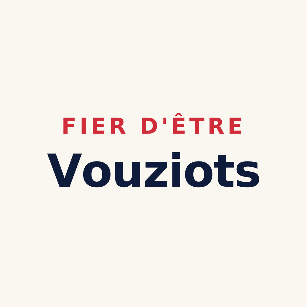 Tasse « Fier d'être Vouziots » — design pour Vouzy