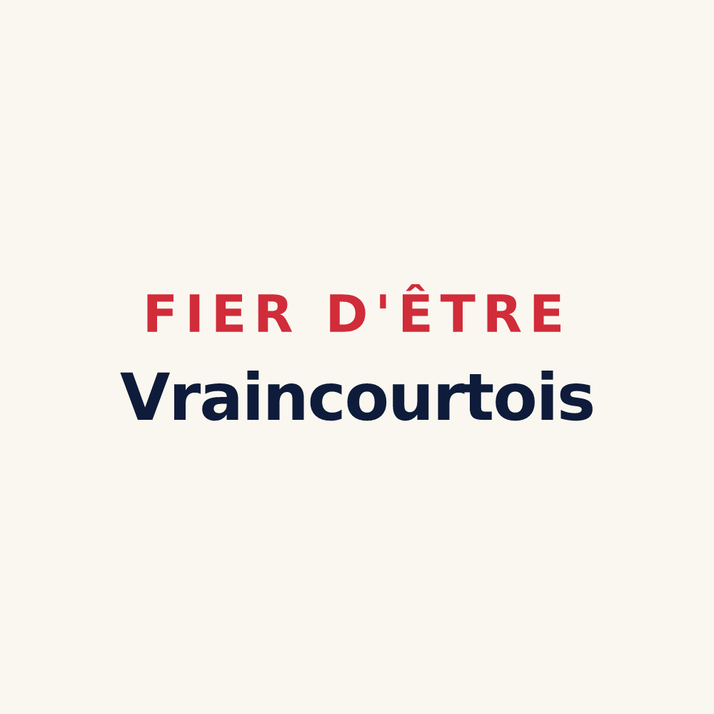 Tasse « Fier d'être Vraincourtois » — design pour Vraincourt
