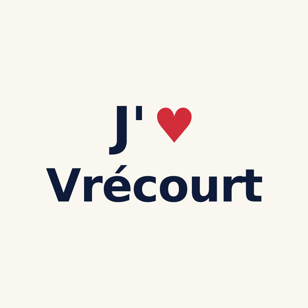 Tasse personnalisée Vrécourt — design J'aime Vrécourt